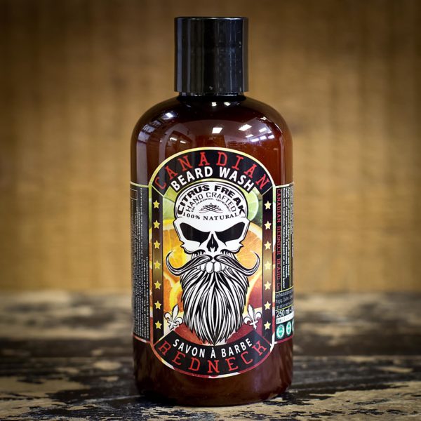 Beard wash - Citrus Freak - 100% natural 8oz - canadian beard care products