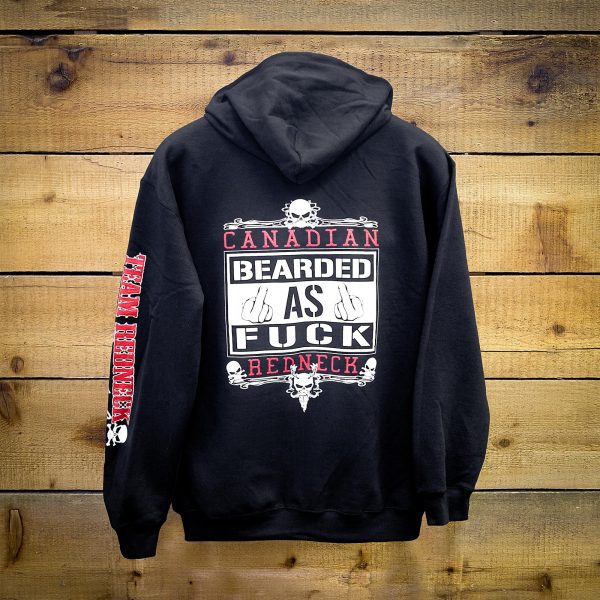 Zip Hoodie - Bearded as Fuck - Limited Edition